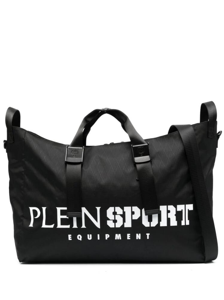 Plein Sport logo-print tote bag - Black Cover