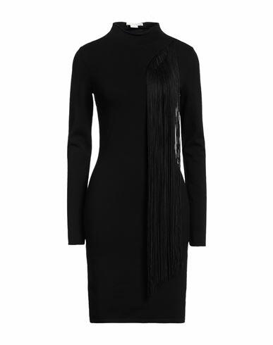 Stella Mccartney Woman Mini dress Black Viscose, Polyamide, Polyester, Elastane, Acetate Cover