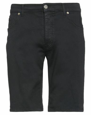 Pmds Premium Mood Denim Superior Man Shorts & Bermuda Shorts Black Cotton, Elastane Cover