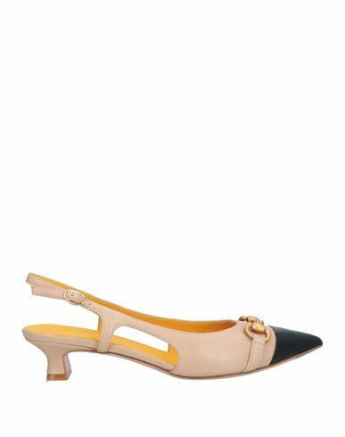 Mara Bini Woman Pumps Blush Leather Cover