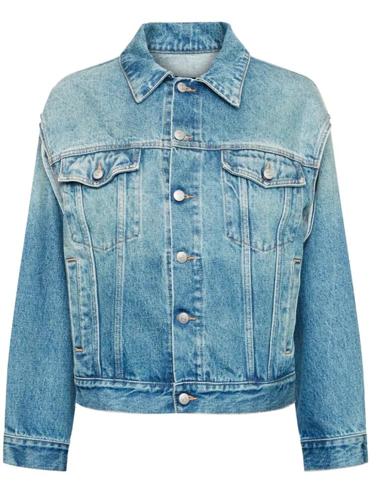 MM6 Maison Margiela single-stitch denim jacket - Blue Cover