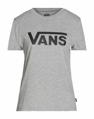 Vans Wm Flying V Crew Tee Woman T-shirt Grey Cotton Cover