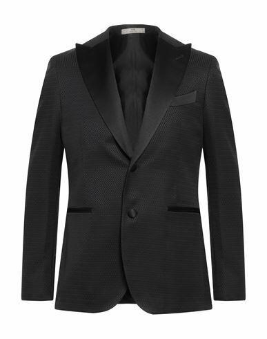 Cc Collection Corneliani Man Blazer Midnight blue Wool, Viscose Cover