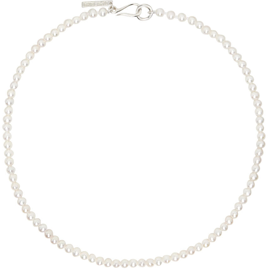 Sophie Buhai SSENSE Exclusive White Pearl Choker Cover