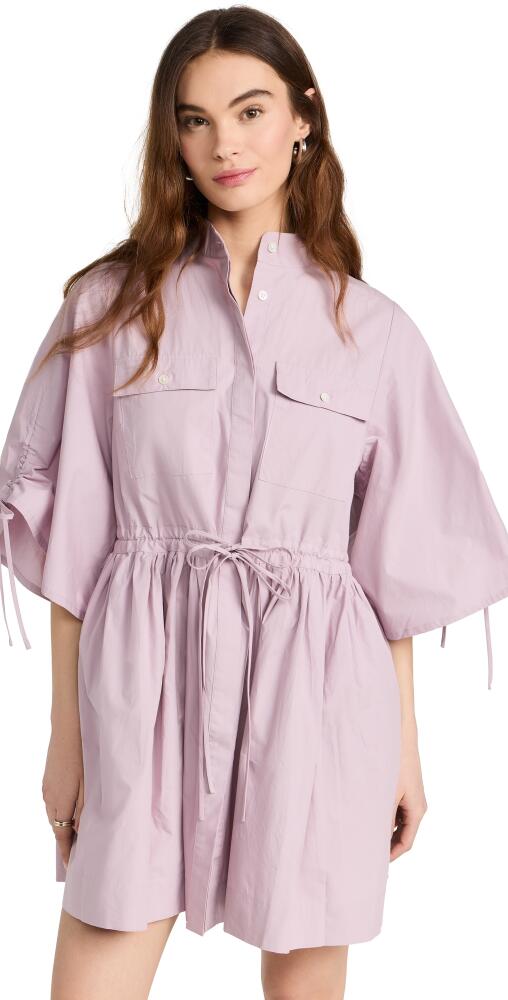 HEVRON Hannah Mini Dress Lilac Cover