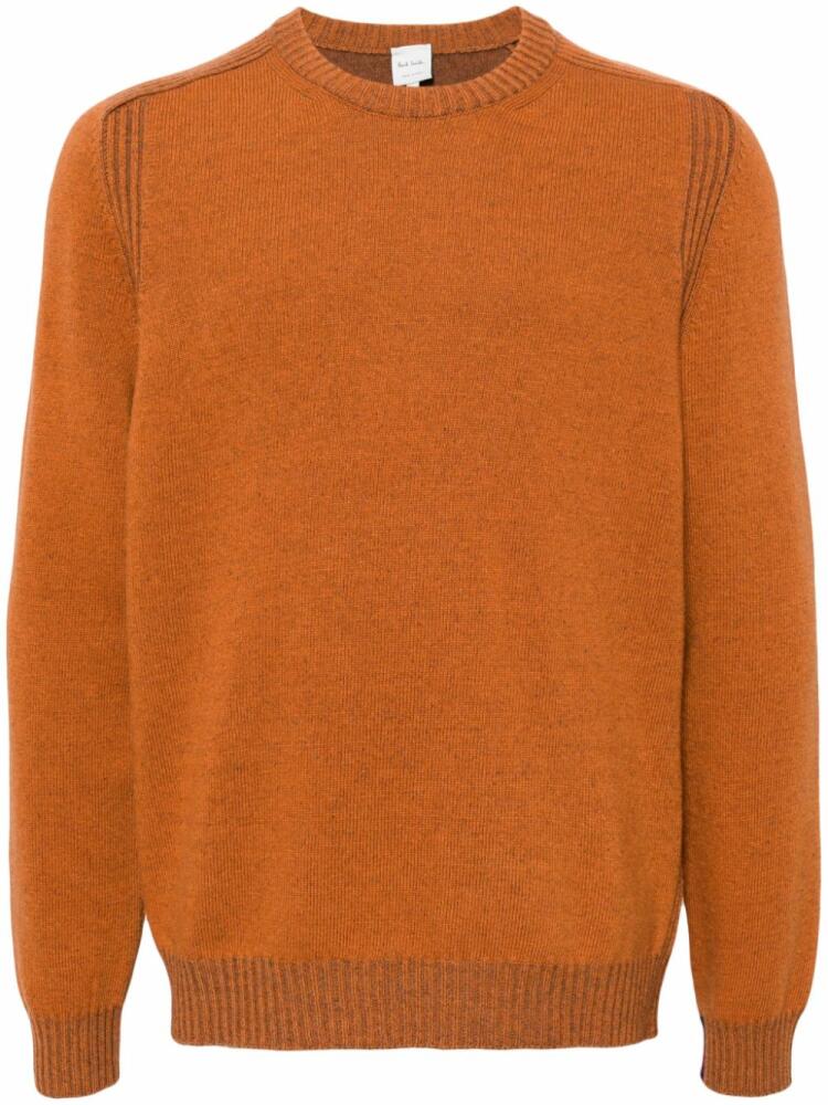 Paul Smith lambs wool crew-neck jumper - Brown Cover