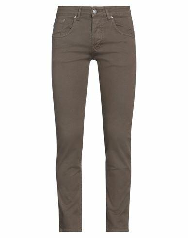 Takeshy Kurosawa Man Jeans Khaki Cotton, Elastane Cover