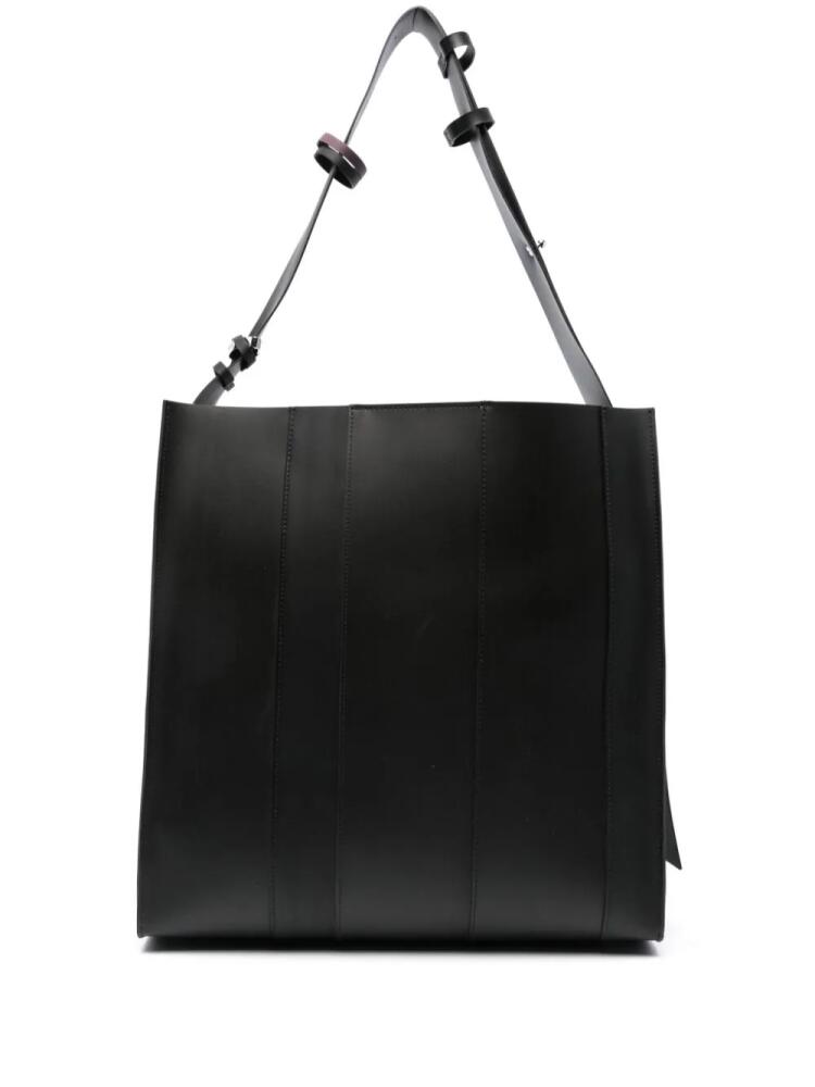 Sunnei Gomma 9 striped shoulder bag - Black Cover