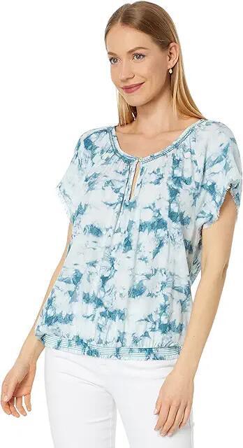 Carve Designs Lilly Top (Hydro Tie-Dye) Women's Clothing Cover