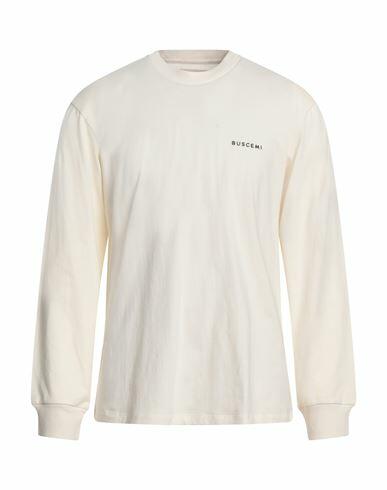 Buscemi Man T-shirt Ivory Cotton Cover