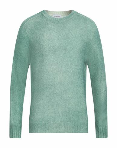 Scaglione Man Sweater Green Alpaca wool, Polyamide, Wool Cover