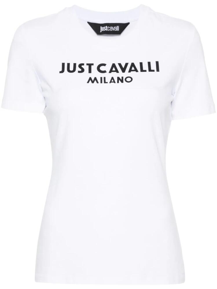 Just Cavalli logo-print T-shirt - White Cover