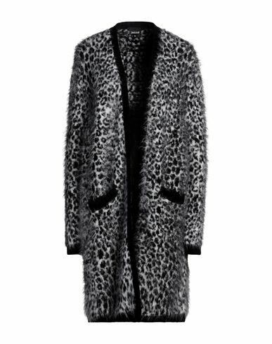 Just Cavalli Woman Cardigan Black Polyamide, Virgin Wool, Acrylic, Cotton, Viscose Cover