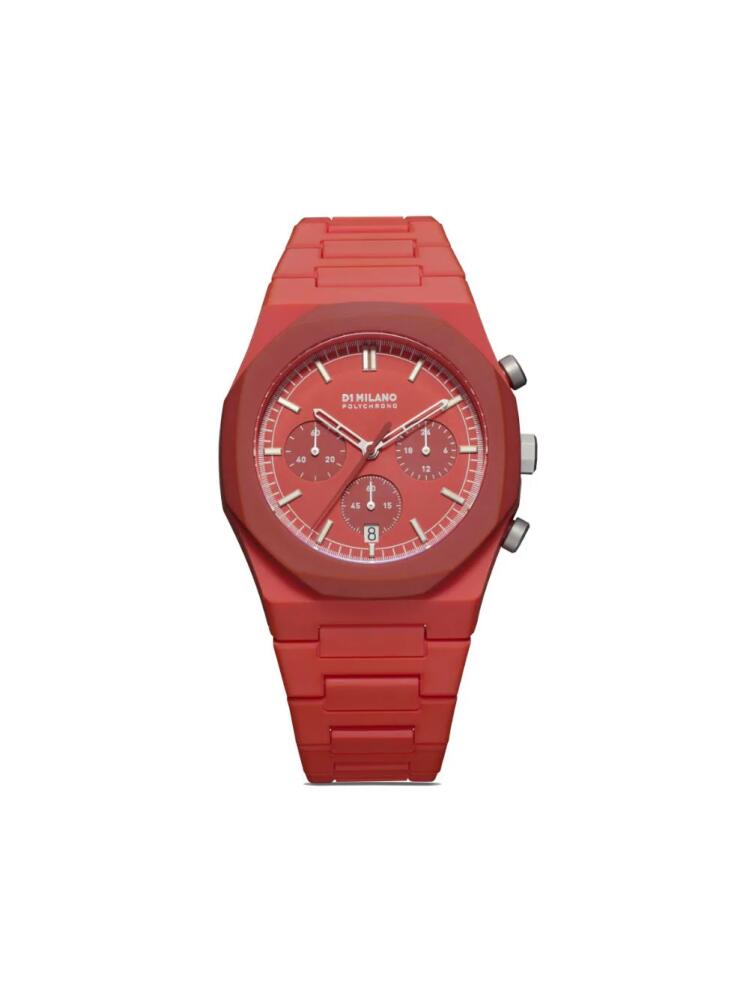 D1 Milano Polychrono 40.5mm - Red Cover