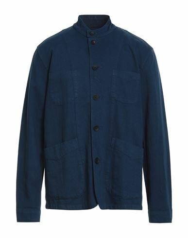 Rag & Bone Man Blazer Blue Cotton, Hemp Cover