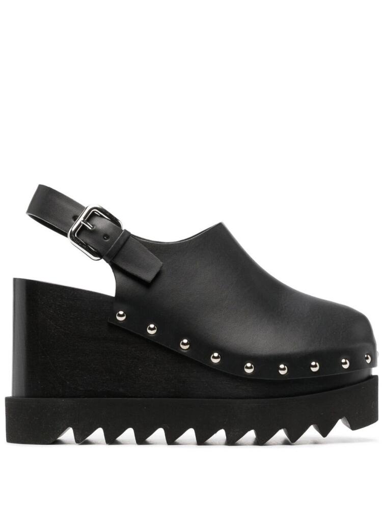 Stella McCartney Elyse 105mm platform clogs - Black Cover