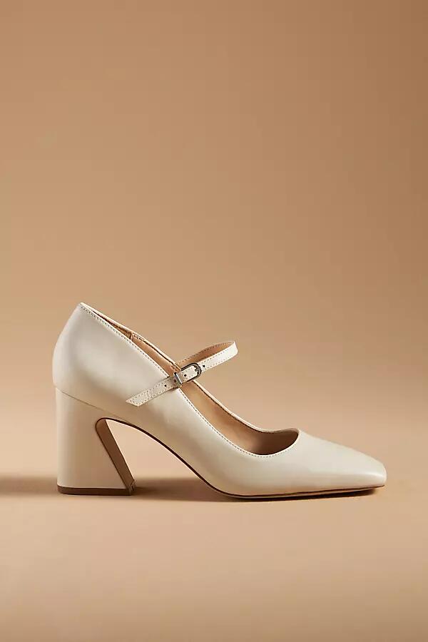 By Anthropologie Square-Toe Mary Jane Heels Cover