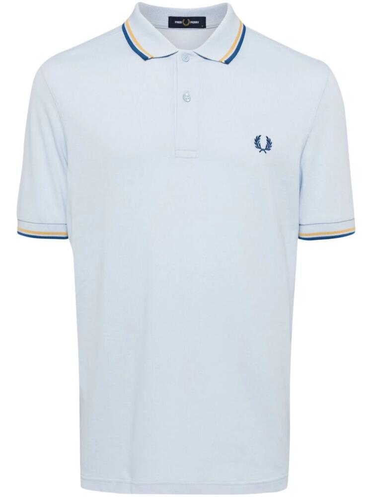 Fred Perry embroidered logo T-shirt - Blue Cover