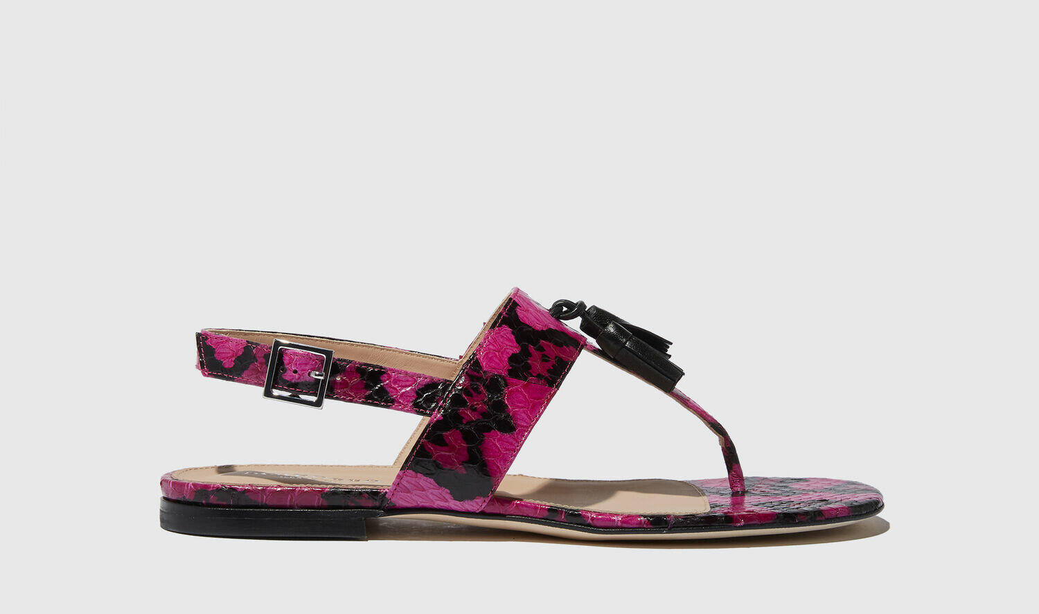 Scarosso Sandals Emma Fucsia Elaphe Elaphe Cover