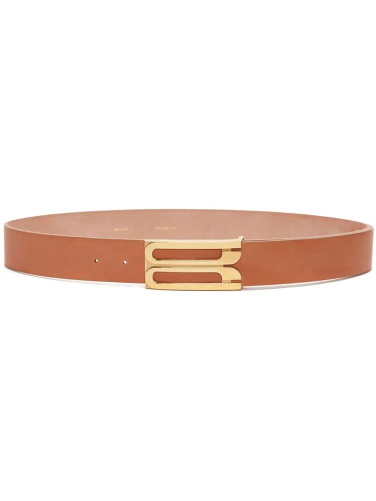 Victoria Beckham Jumbo Frame belt - Brown Cover