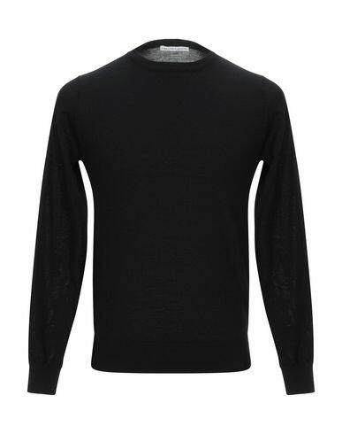 Grey Daniele Alessandrini Man Sweater Black Wool Cover