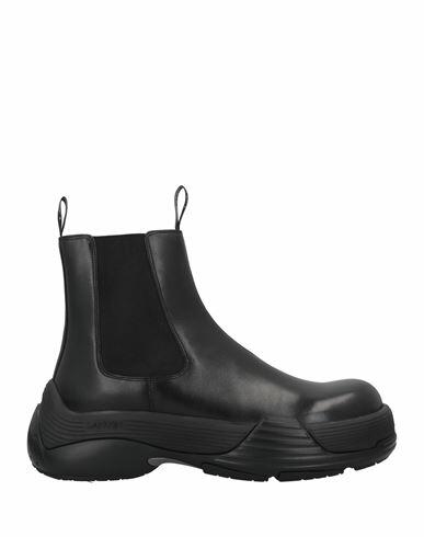 Lanvin Man Ankle boots Black Calfskin Cover