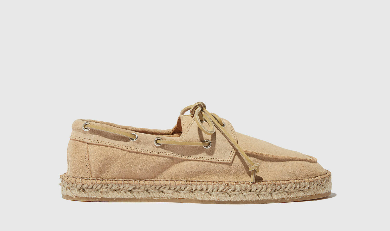 Scarosso Espadrilles Felipe Beige Suede Suede Leather Cover