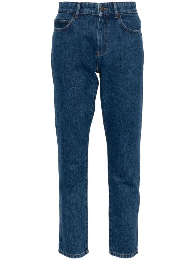 Soeur mid-rise tapered-leg jeans - Blue Cover