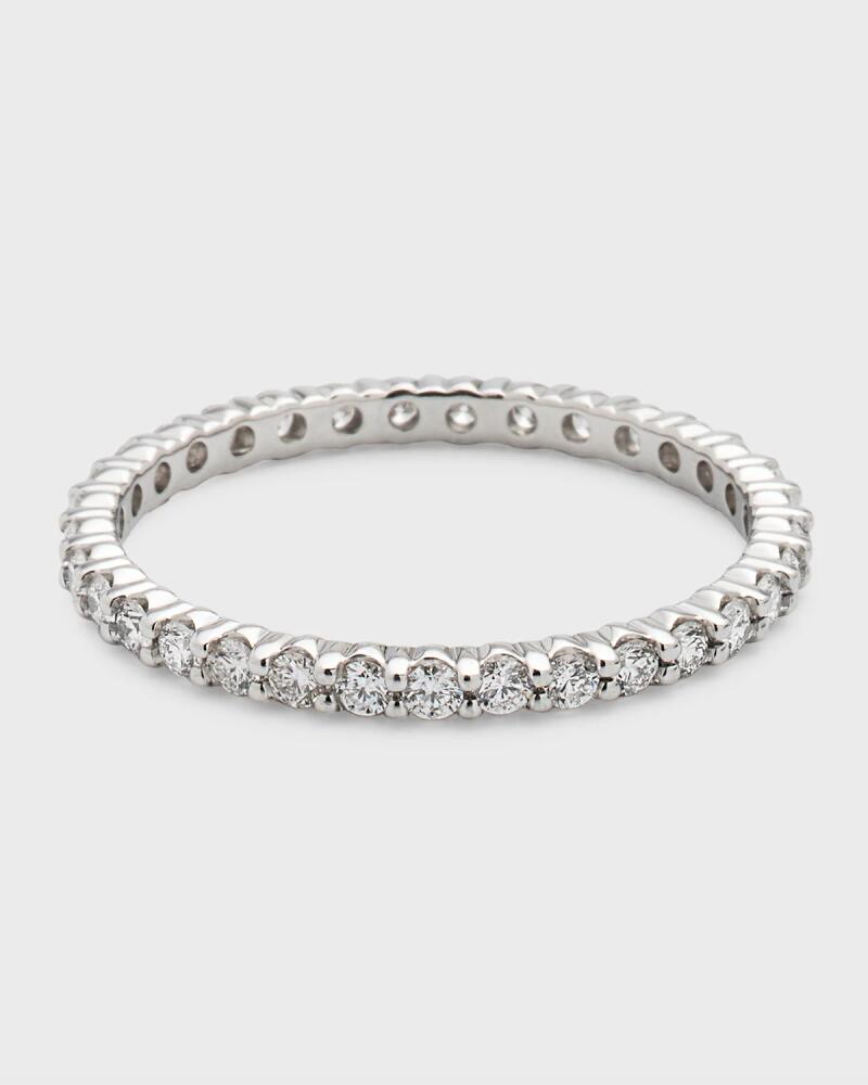 Neiman Marcus Diamonds Platinum Round GH/VS Diamond Eternity Band, Size 7, 0.66tcw Cover