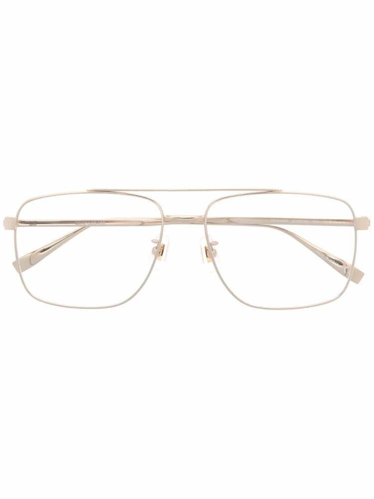 Dunhill pilot-frame glasses - Gold Cover