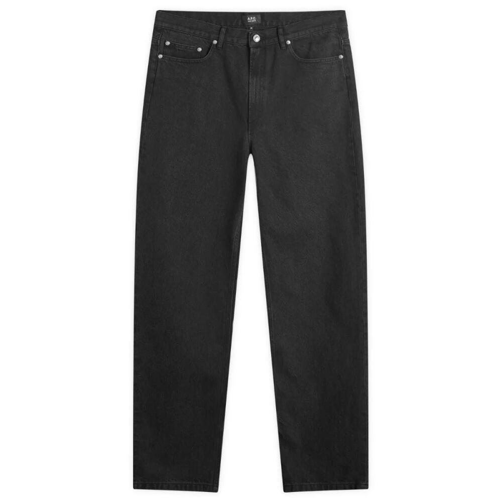 A.P.C. Men's Martin Jeans in Washed Black Cover