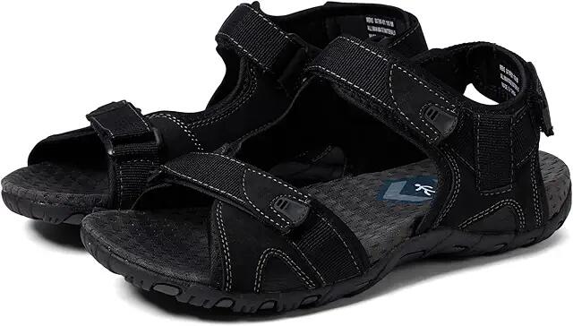 Nunn Bush Rio Bravo 3-Strap River Sandal (Black) Men's Sandals Cover