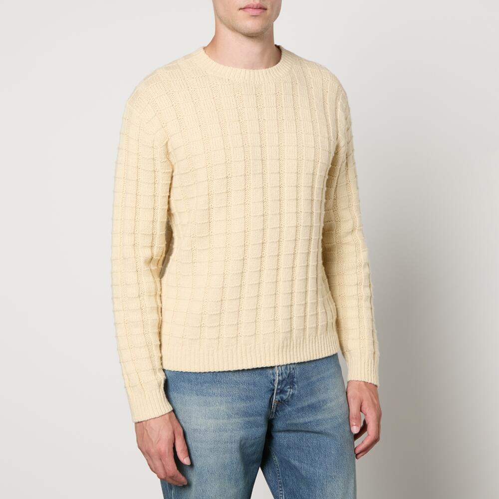 Sunflower Angle Cotton and Wool-Blend Jacquard Jumper Cover