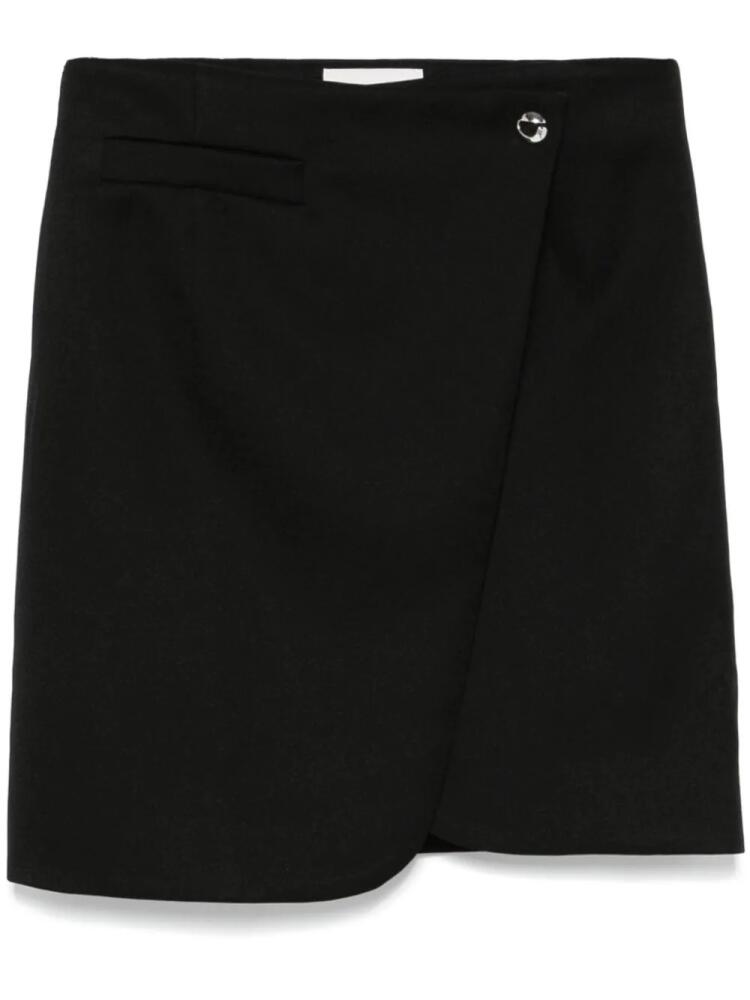 Coperni wraparound mini skirt - Black Cover