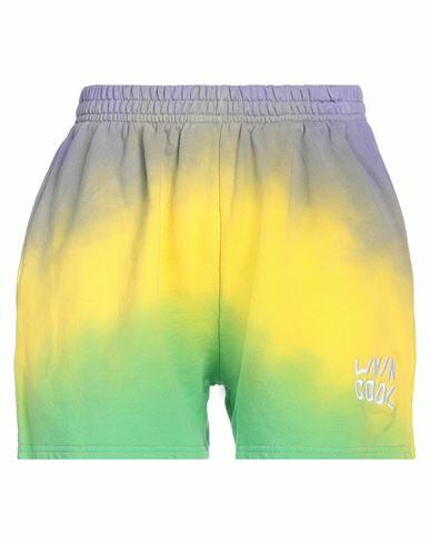 Livincool Woman Shorts & Bermuda Shorts Yellow Cotton Cover