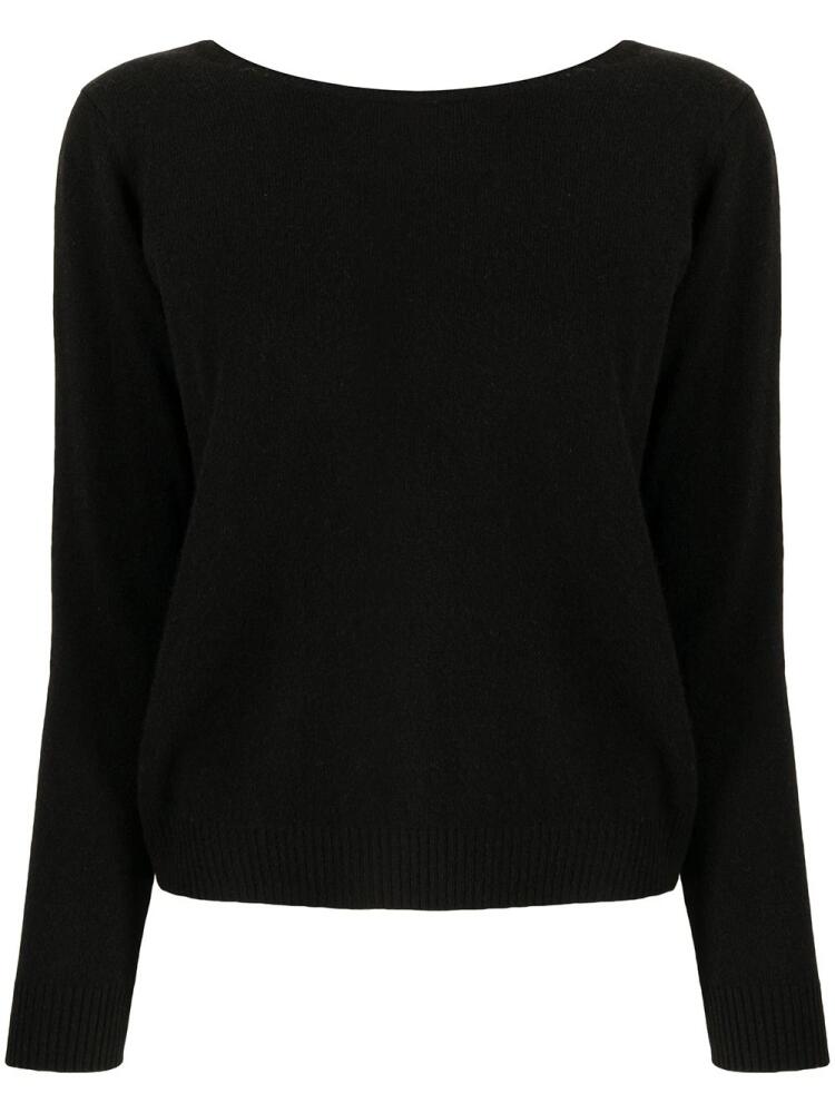 Paule Ka two-way cashmere cardigan - Black Cover