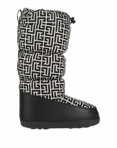 Balmain Woman Boot Black Textile fibers Cover