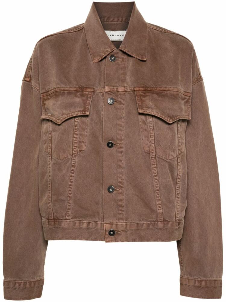 SLVRLAKE Detroit denim jacket - Brown Cover