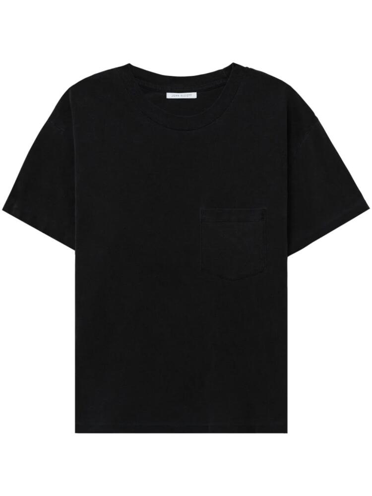 John Elliott chest-pocket cotton T-shirt - Black Cover