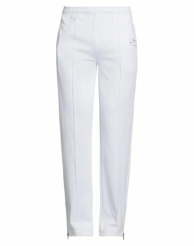 Sandro Man Pants White Polyester, Cotton Cover