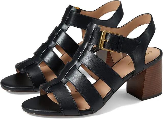 Cole Haan Josie Fisherman Sandal 65 mm (Black Leather) Women's Shoes Cover