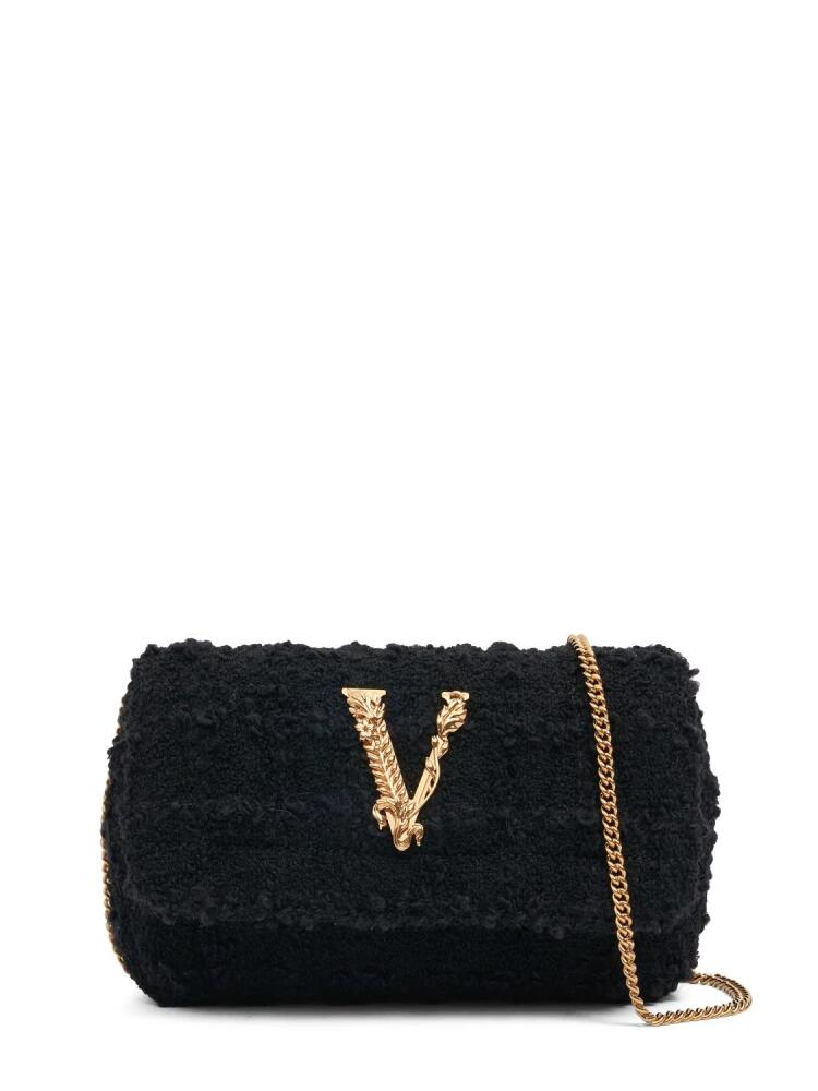 VERSACE Mini Padded Shoulder Bag W/logo Cover