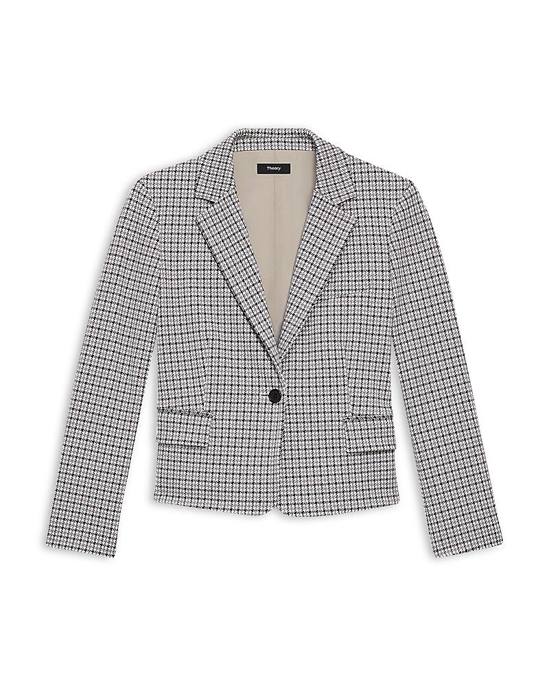 Theory Houndstooth Blazer Cover