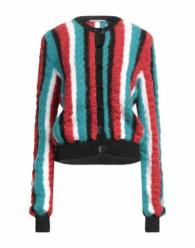 Marco De Vincenzo Woman Cardigan Turquoise Viscose, Mohair wool, Polyamide, Acrylic, Wool Cover