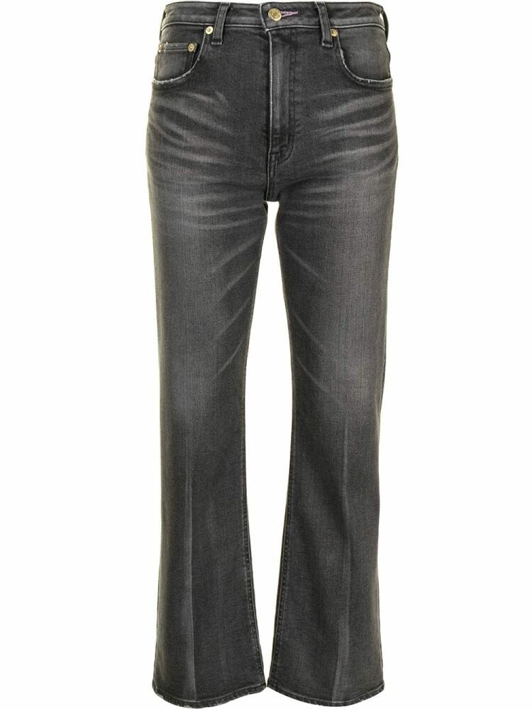 Tu es mon Tresor The Amethyst flared leg jeans - Black Cover