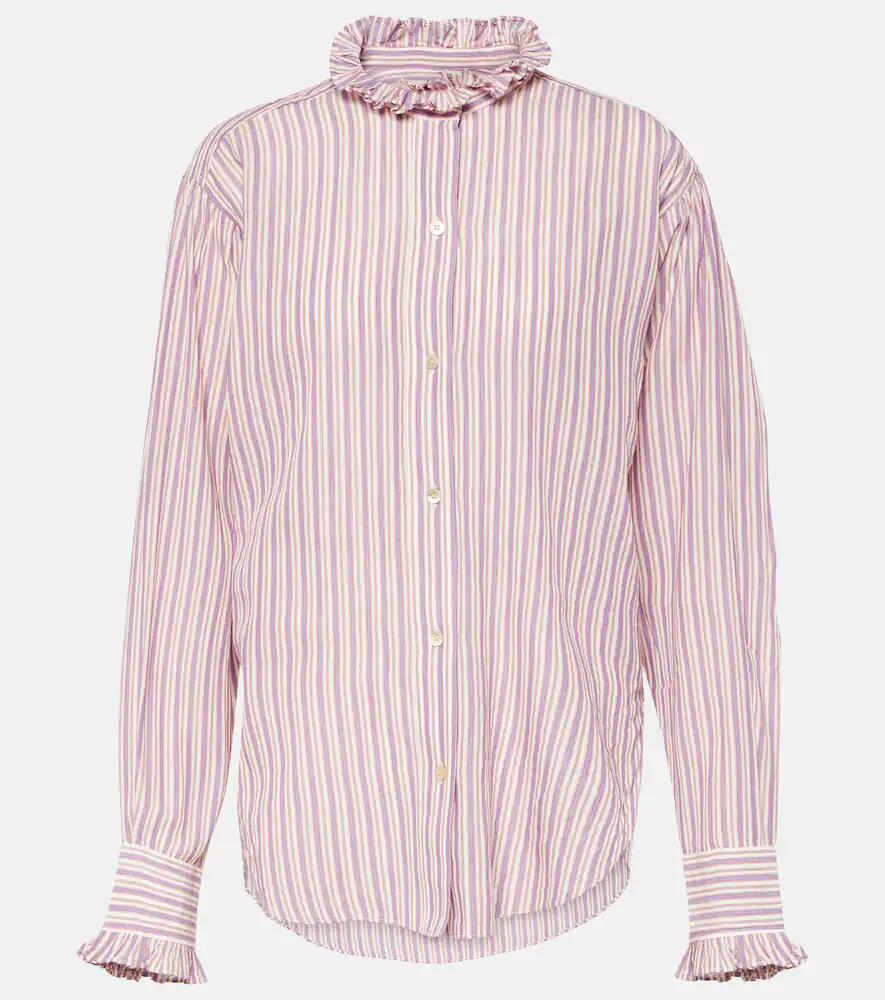 Marant Etoile Saoli striped cotton shirt Cover