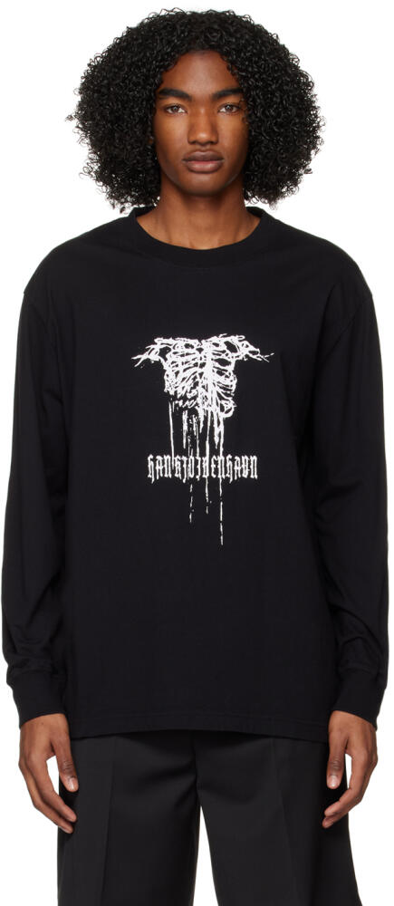 Han Kjobenhavn Black Boxy Long Sleeve T-Shirt Cover