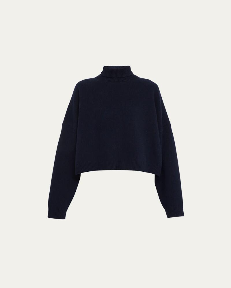 THE ROW Ezio Turtleneck Wool Cashmere Sweater Cover