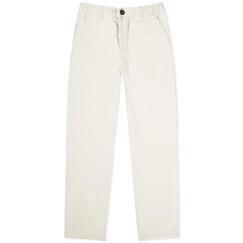 Oliver Spencer Men's Drawstring Trousers in Ecru Cover