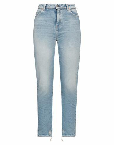 Pence Woman Jeans Blue Cotton, Elastane Cover